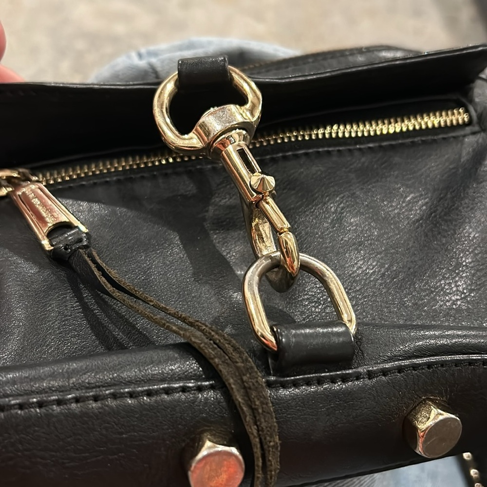Rebecca Minkoff black leather small crossbody chain bag - Picture 13 of 13
